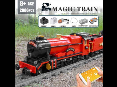 Foto: Klemmbaustein Mould King RC Zauberzug (12010)