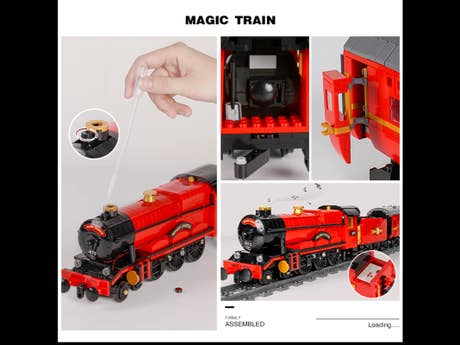 Foto: Klemmbaustein Mould King RC Zauberzug (12010)