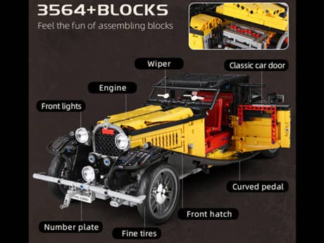 Klemmbaustein Mould King Bugatti 50T (13080) Foto: Klemmbaustein Mould King Bugatti 50T (13080)