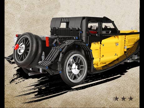 Klemmbaustein Mould King Bugatti 50T (13080) Foto: Klemmbaustein Mould King Bugatti 50T (13080)