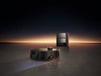 Mova Z60 Ultra Roller Complete Roboterstaubsauger auf einer eleganten Oberfläche mit modernem Design.