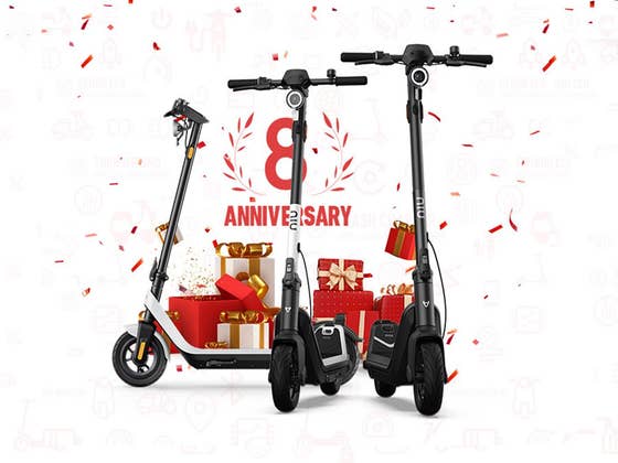 NIU feiert Geburtstag: 20 % Rabatt auf E-Scooter!
