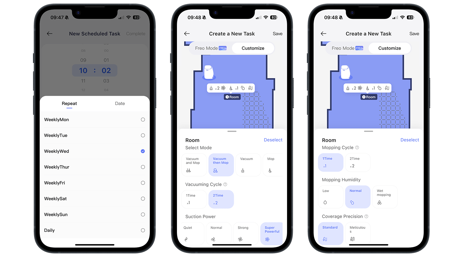 Narwal Freo X Ultra Plan-Screenshots