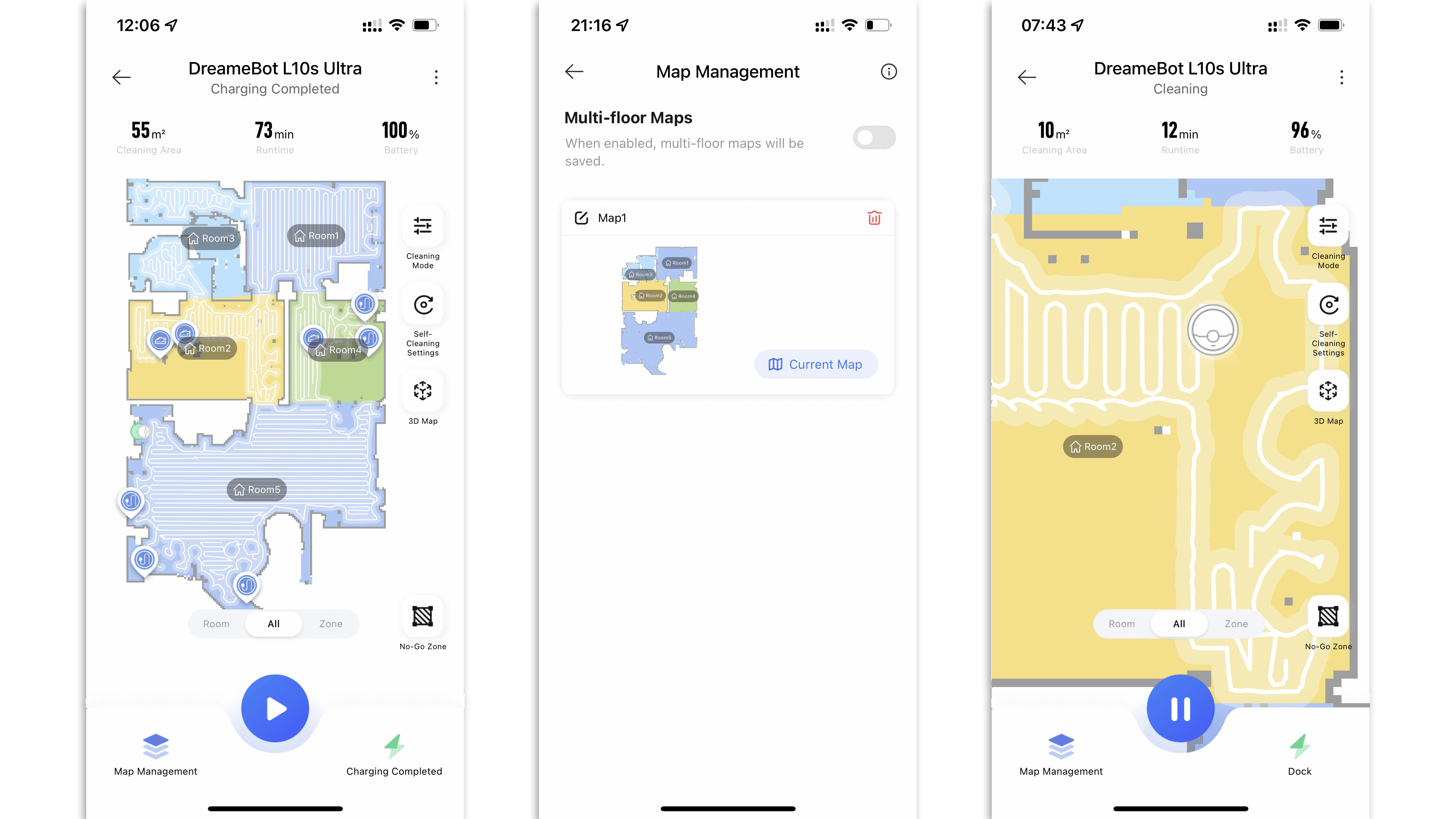 Dreame L10s Ultra Screenshots