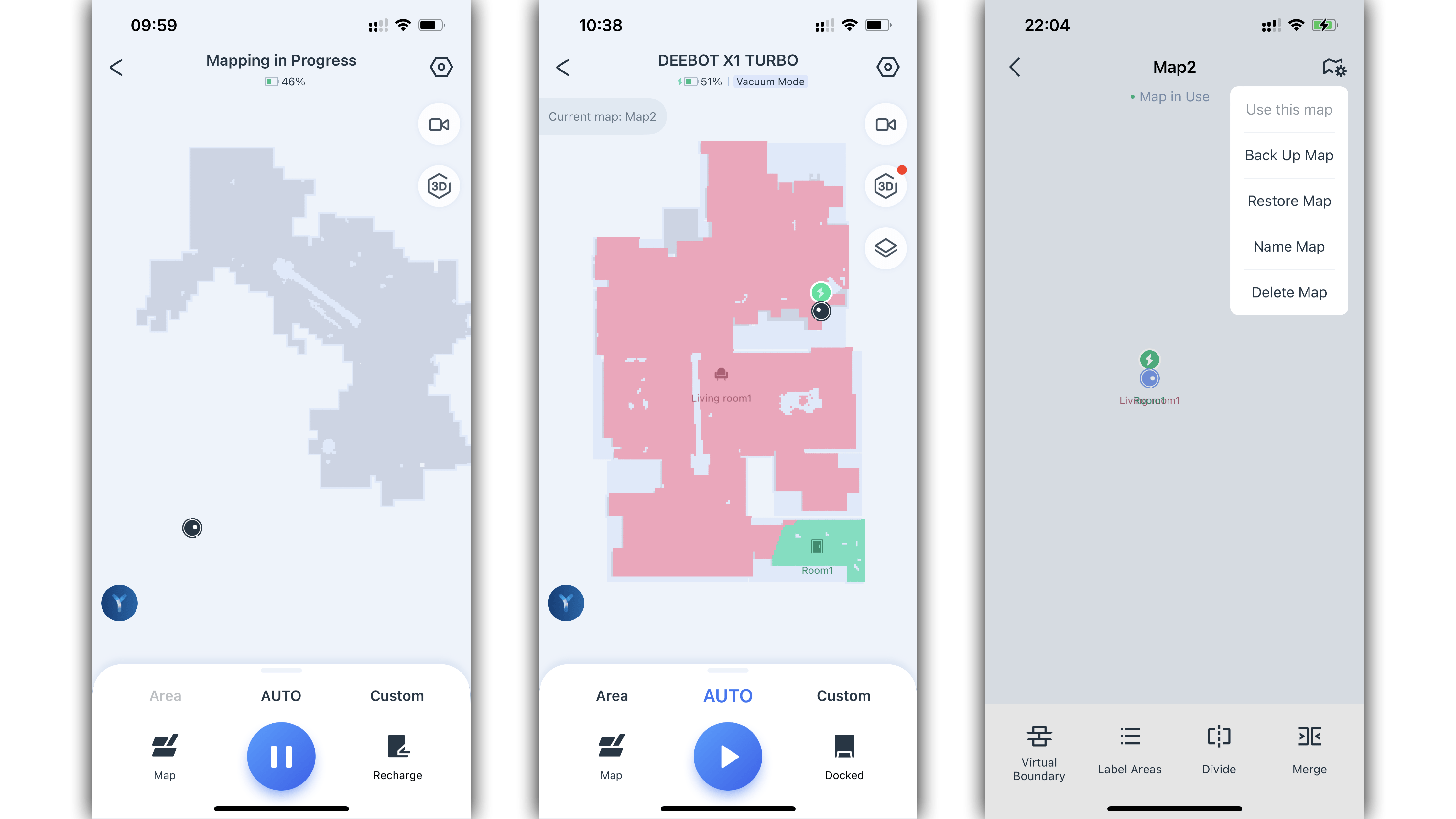 Ecovacs Deebot X1 Turbo Screenshots
