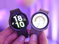 Samsung Galaxy Watch 5 Pro in hell und dunkel