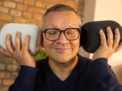 HomePod (2023) in schwarz und weiß