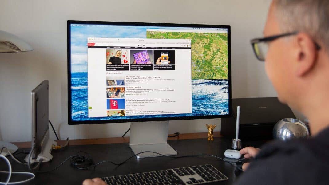 Apple Studio Display mit MacBook Apple Studio Display mit MacBook