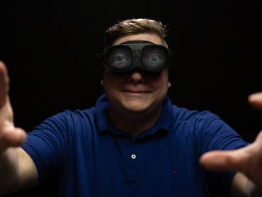 Antoine mit HTC Vive XR Elite