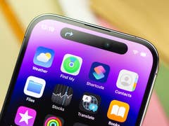 Dynamic Island beim iPhone 14 Pro.