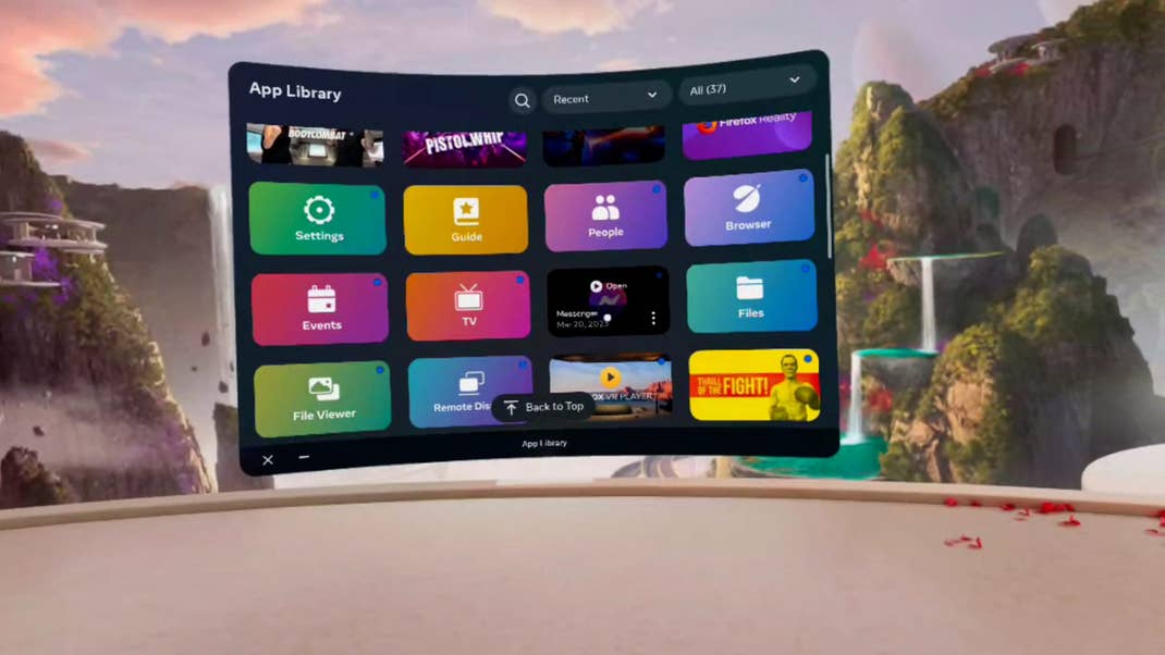 Die Software auf dem Meta Quest Pro ist offenbar noch nicht so ausgereift wie Apples visionOS. MaTT zeigt die Meta Quest Pro