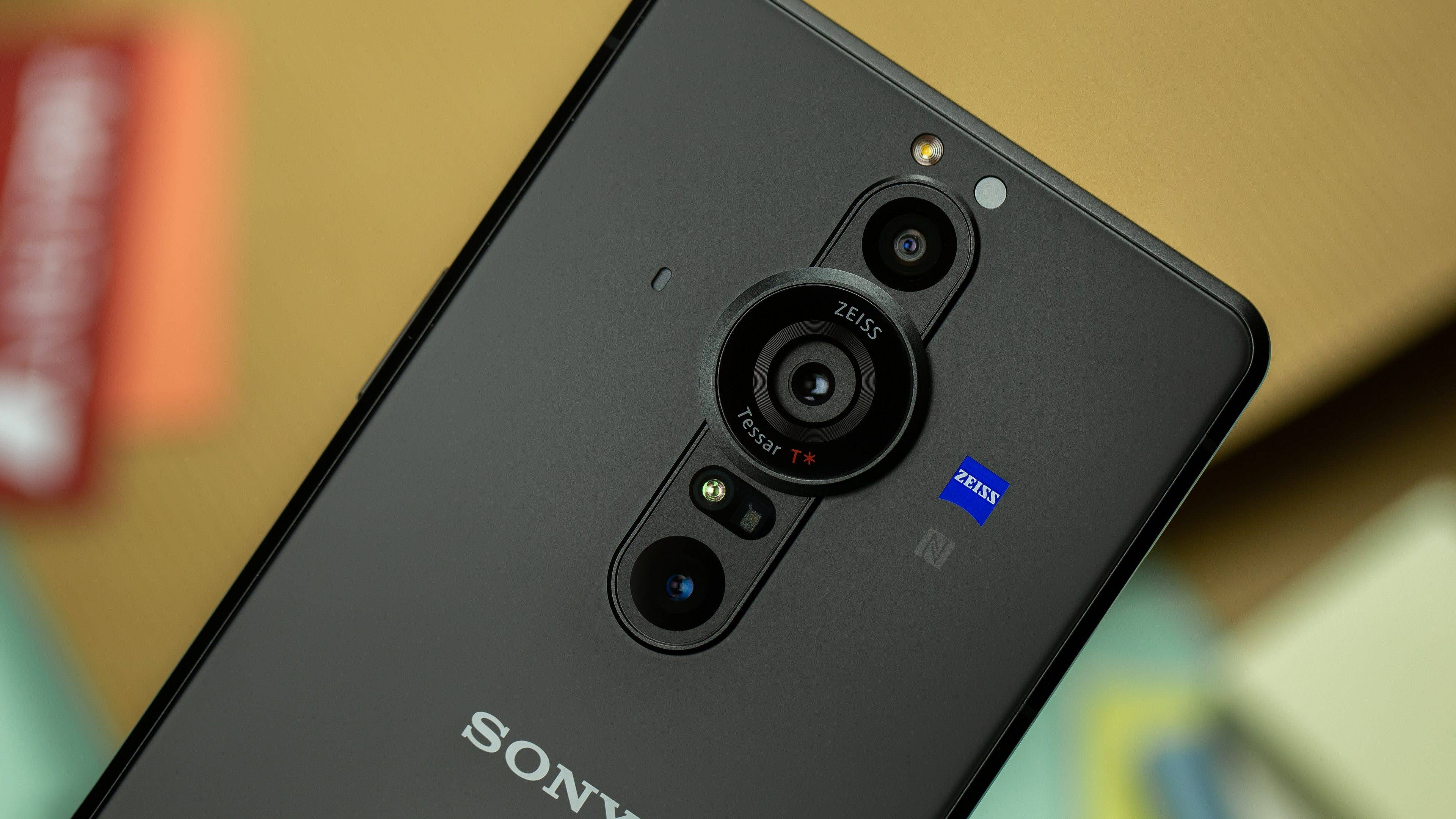 A close up in the Sony