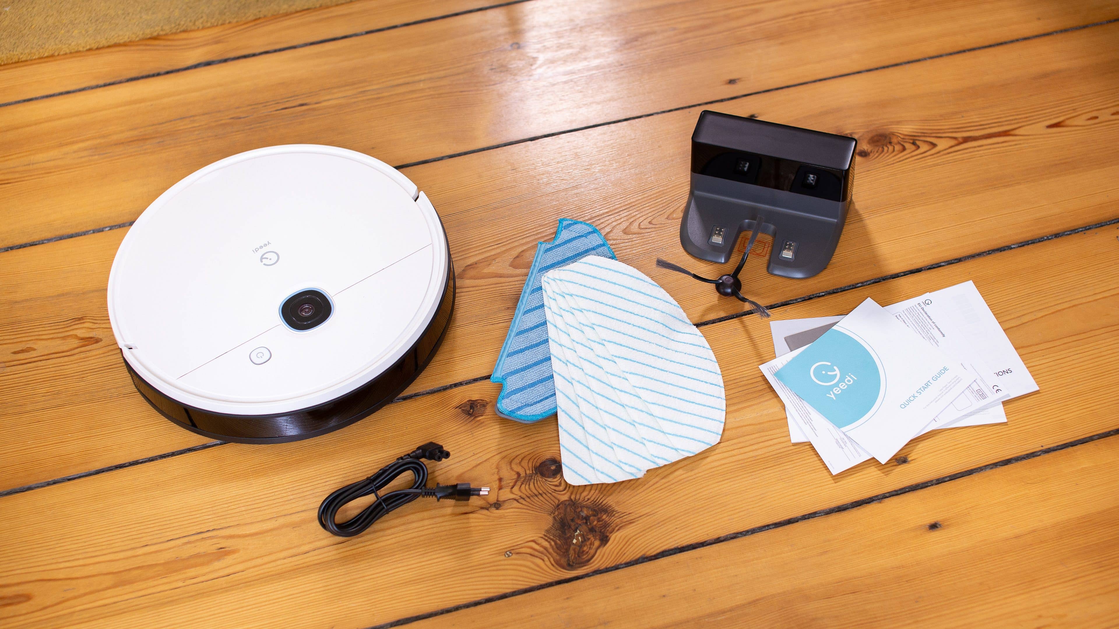 Der Lieferumfang des Yeedi Vac Max.