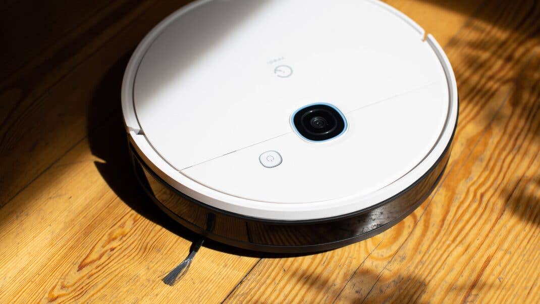 Yeedi Mac Max Oberseite im Detail.