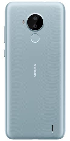 Nokia C30 Smartphone Rückseite weiß