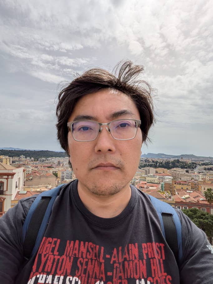 Google Pixel 9a: Ultraweitwinkelselfie