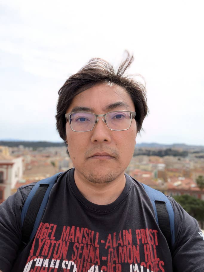 Google Pixel 9a: Ultraweitwinkelselfie - Porträtmodus an