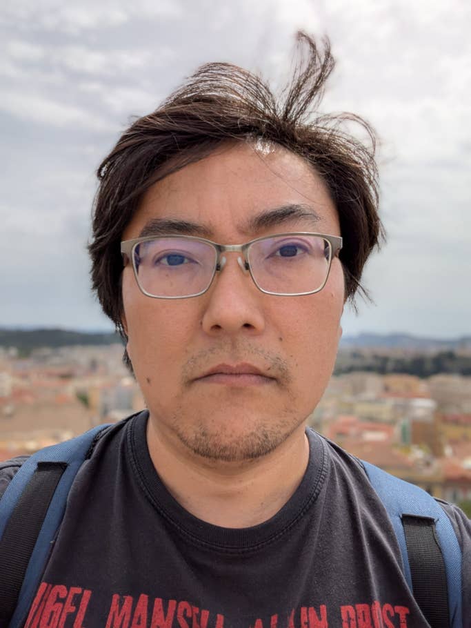 Google Pixel 9a: Selfie - Porträtmodus an