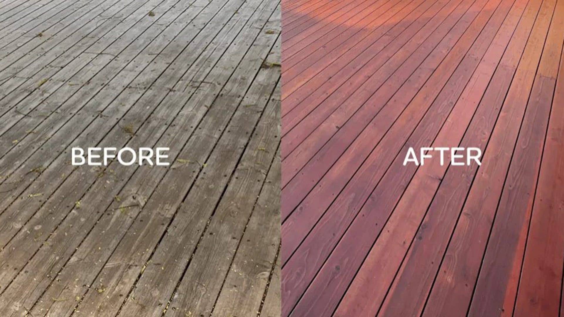 Robodeck smart robot deck cleaner self-staining