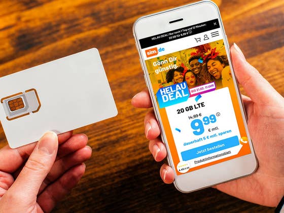 Sim.de Karnevals-Deal: 20 GB für 9,99 Euro und mehr Tarife im Angebot!