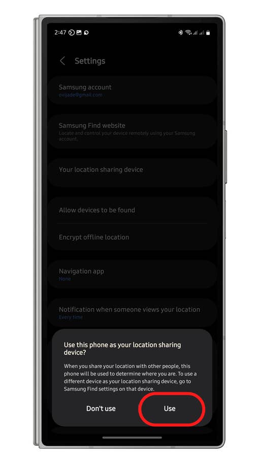 Wie Ihr Euren Standort mit der Samsung-Find-App dauerhaft freigebt