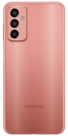 Samsung Galaxy M13 Smartphone Orange Rückseite Datenblatt Samsung Galaxy M13 Smartphone