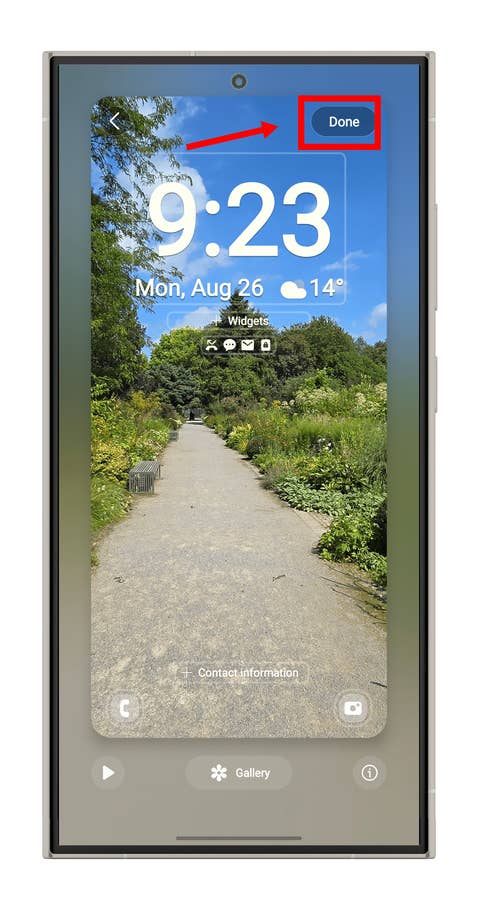 One-UI-6-Screenshot: Echtzeit-Wetter-Hintergründe einrichten