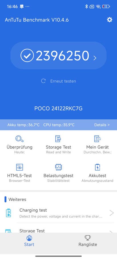 Poco F7 Ultra: AnTuTu Benchmark