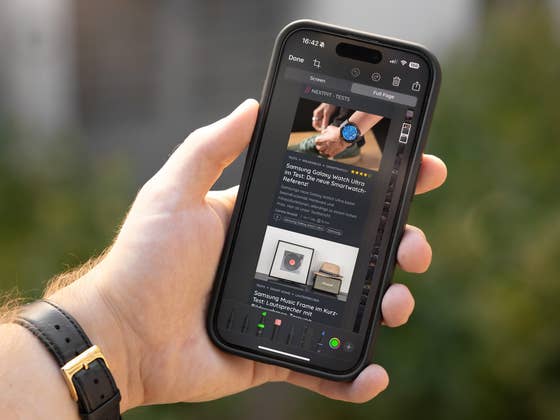 iPhone- oder iPad-Screenshot ganzer Seite machen: So geht’s