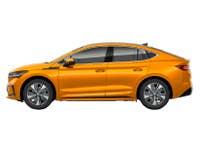 Skoda_Enyaq Coupé 60 Sportline_seitlich_orange