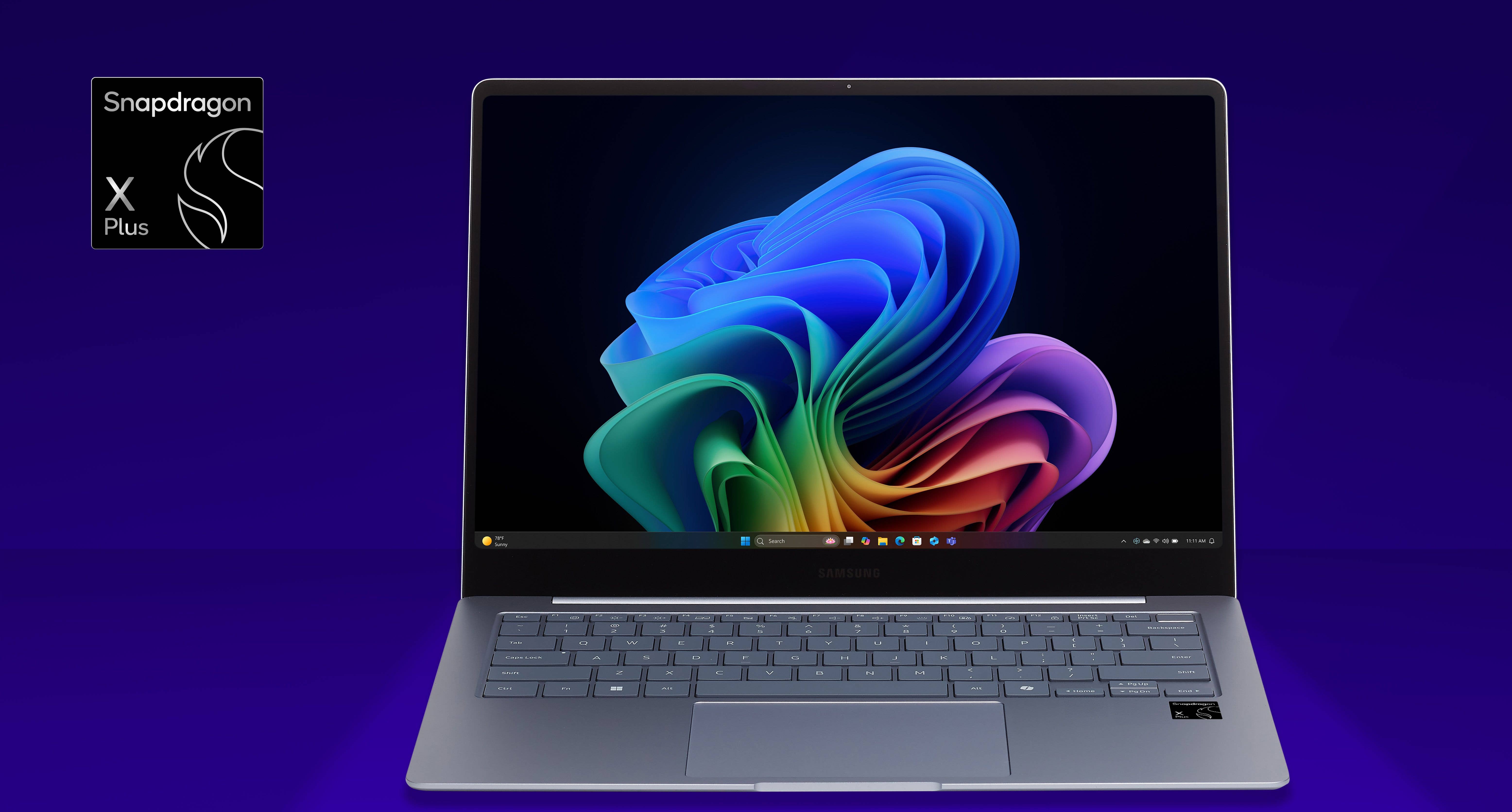 Qualcomm Snapdragon X Plus - Promobild des Samsung Galaxy Books