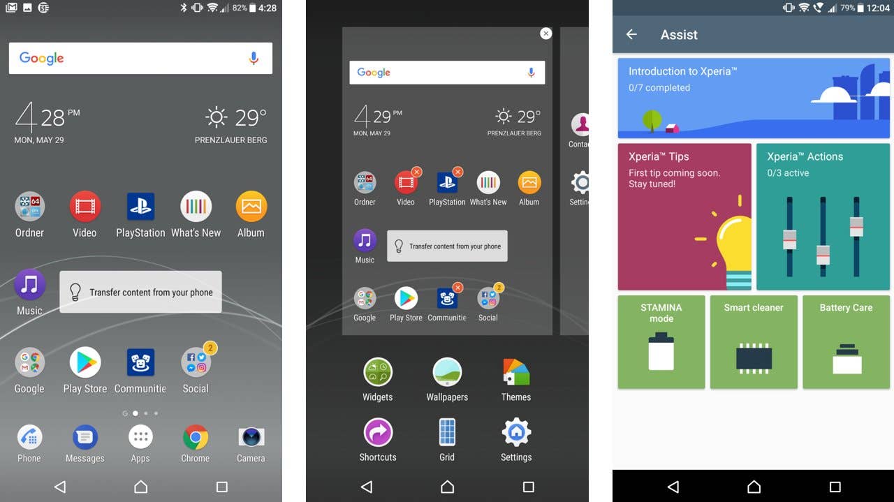 Sony XZ Premium Software