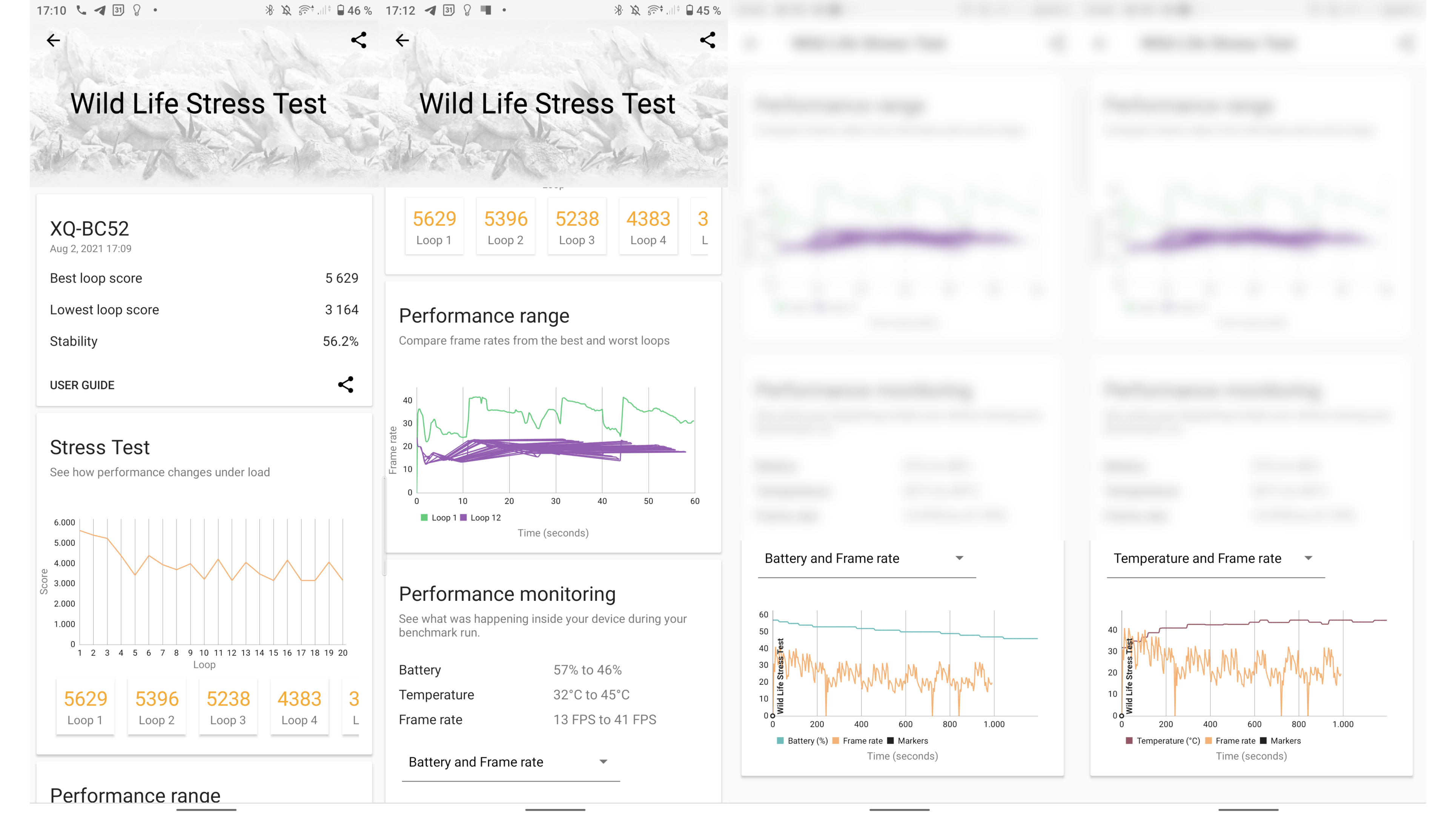 Sony Xperia 1 Benchmark Stresstest