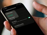 Rufnummer-Einstellungen auf einem Samsung-Handy