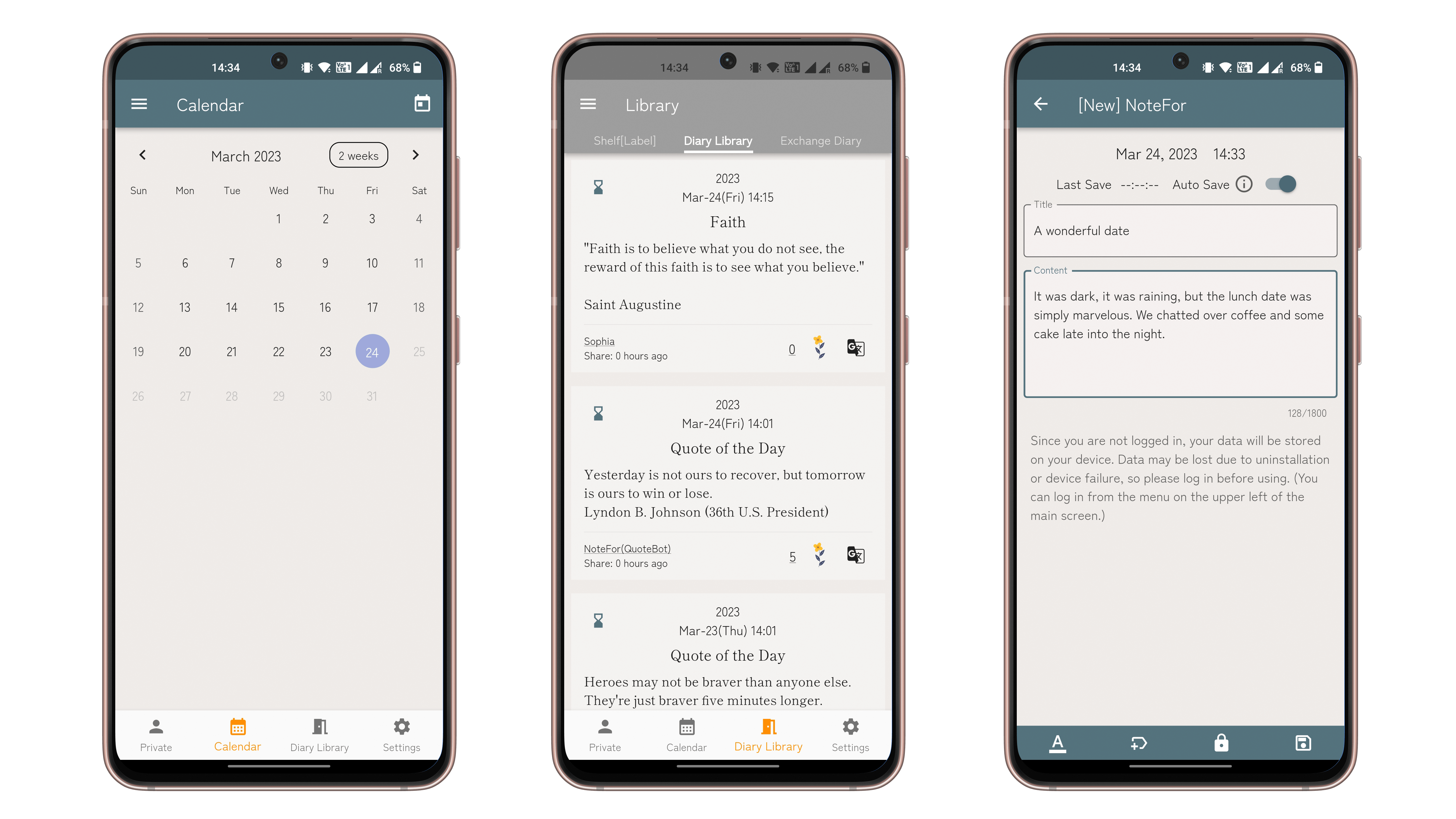 Top 5 apps - NoteFor Screenshot