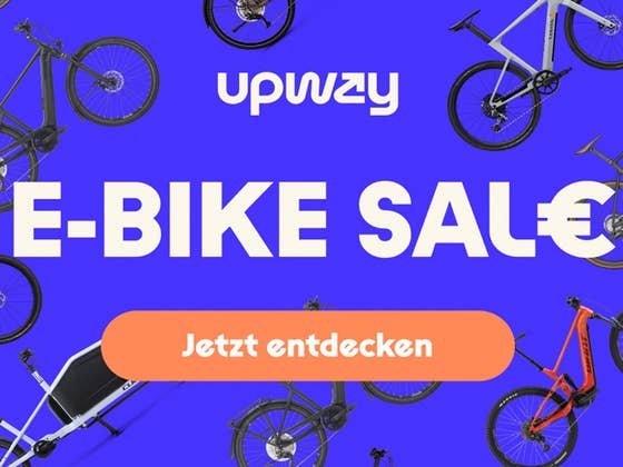 Nur noch kurze Zeit: Spart bis zu 1.000 Euro auf E-Bikes bei Upway!