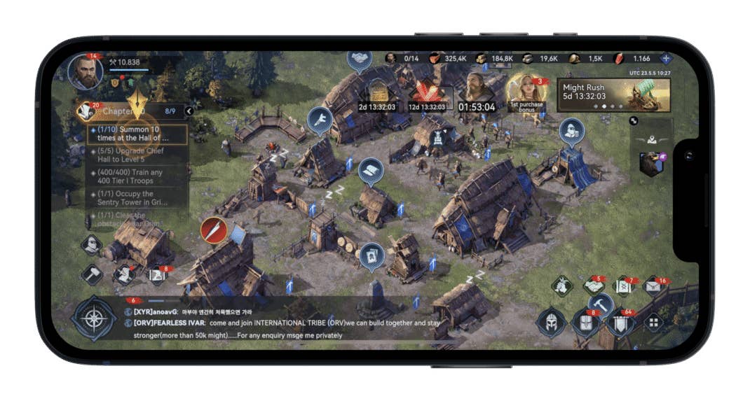 Viking Rise Kartenansicht