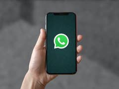WhatsApp-Logo auf Smartphone
