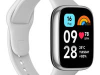 Xiaomi Redmi Watch 3 Active - Seite mit Band schräg - weiß