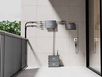 Zendure Solarflow auf Balkon