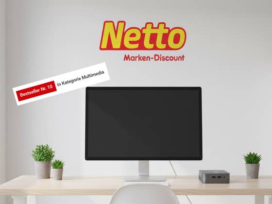 Netto verkauft jetzt eine optimale Lösung für Euer Home-Office – Einkaufsgutschein inklusive!
