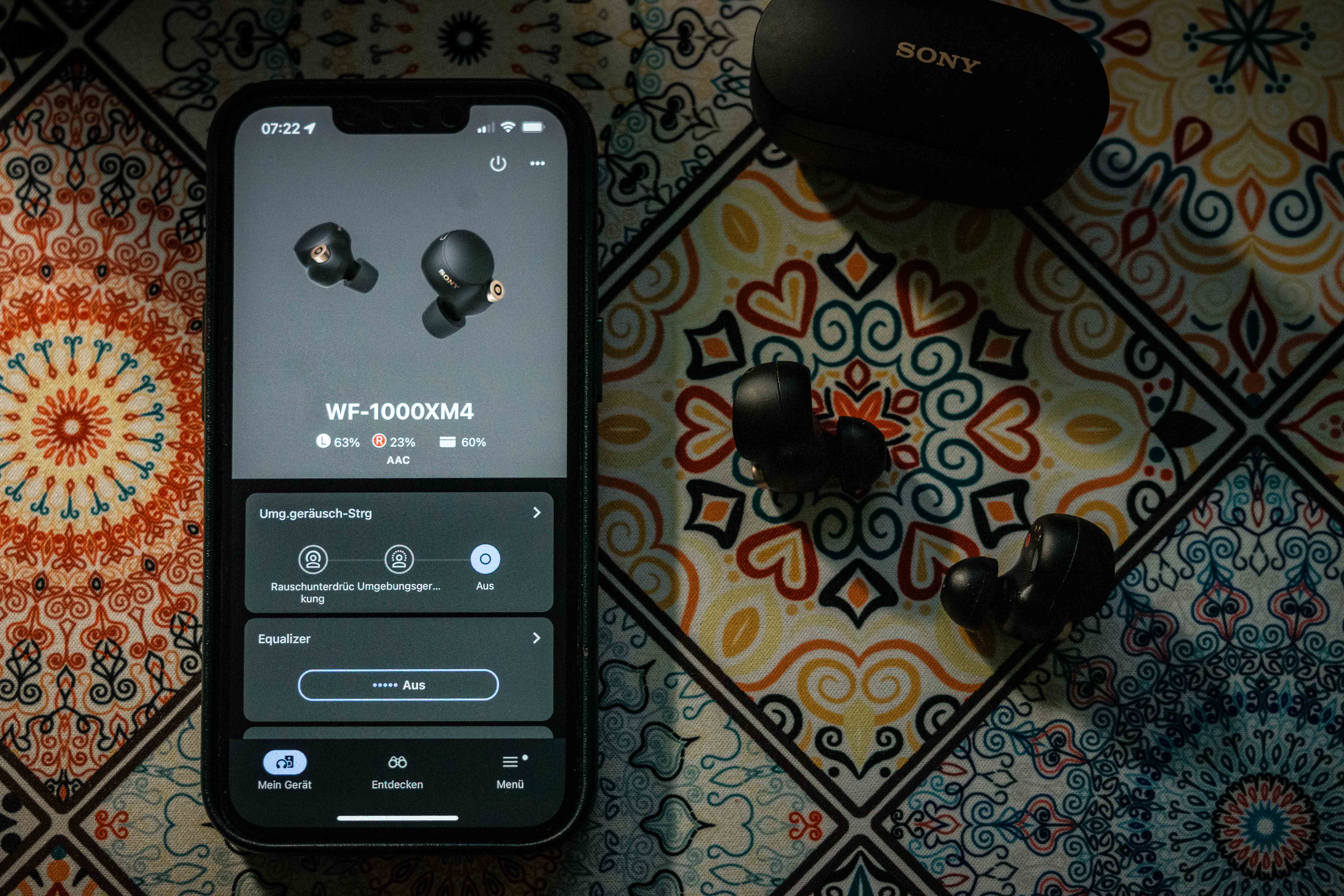 Die Sony WF-1000XM4 sind von dem Akku-Problem betroffen