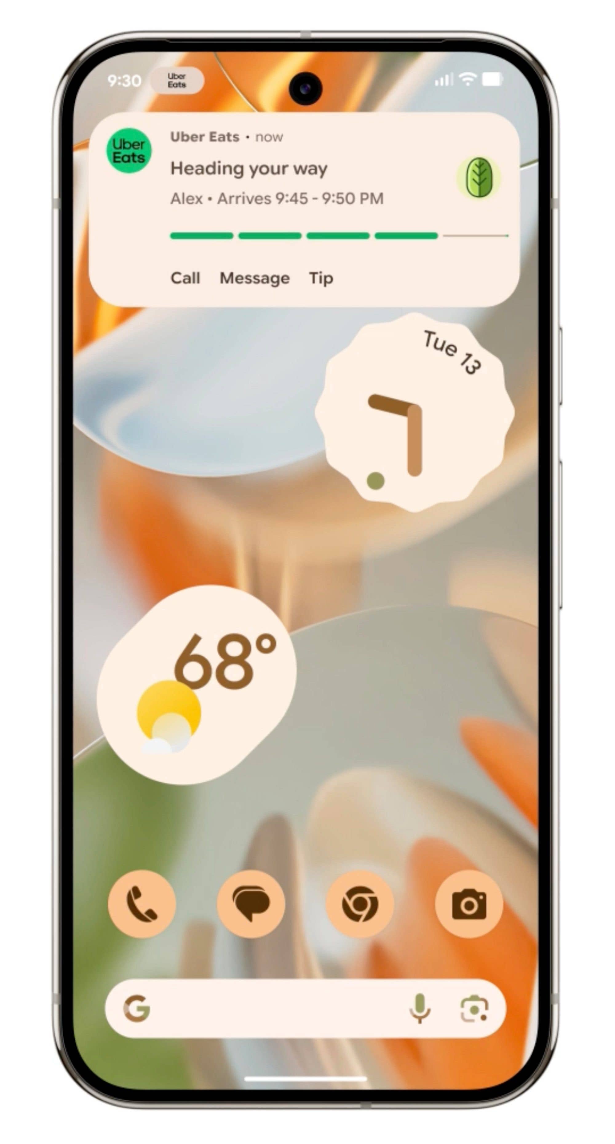 So sehen die Live-Benachrichtigungen in Android 16 aus