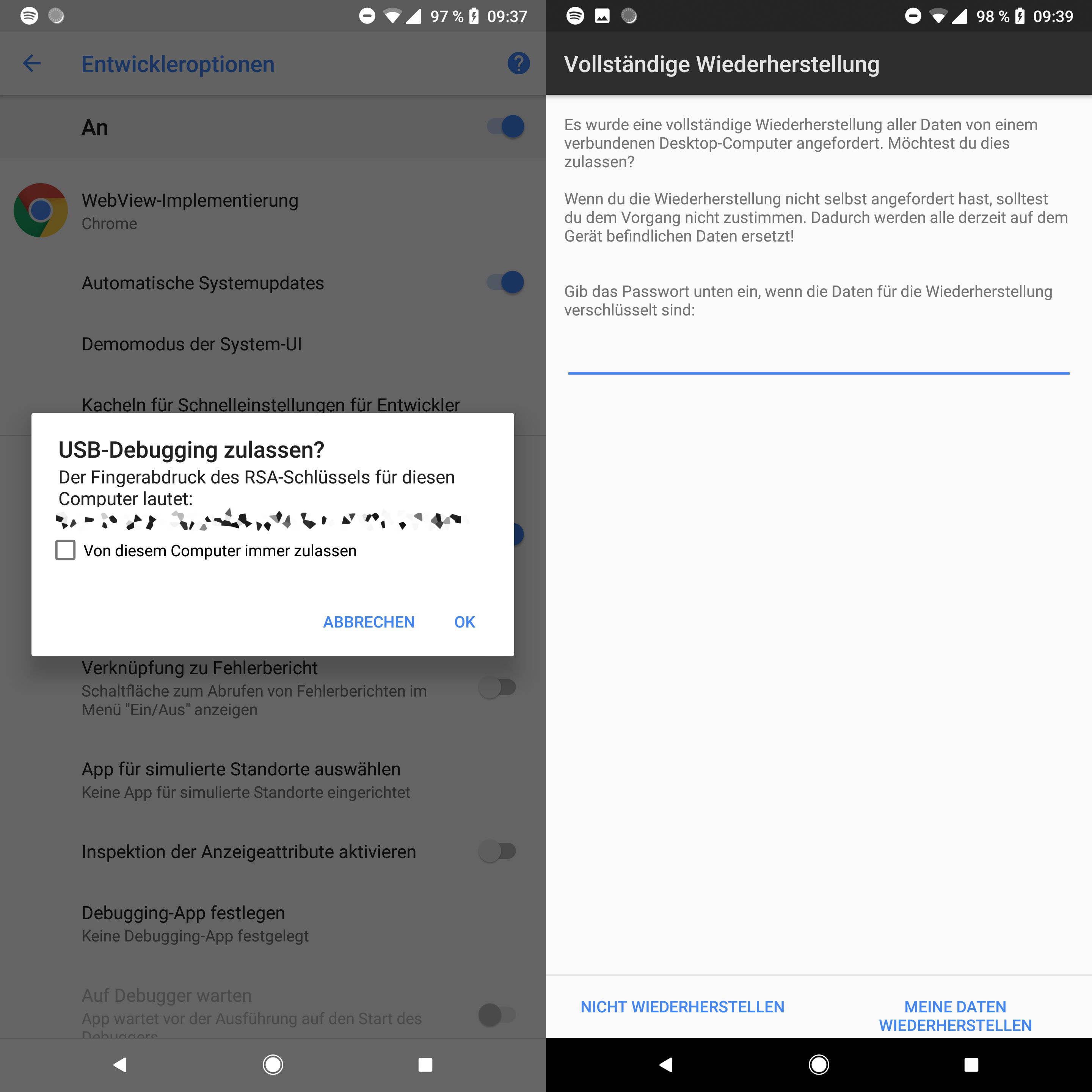 android spielstaende uebertragen wiederherstellen