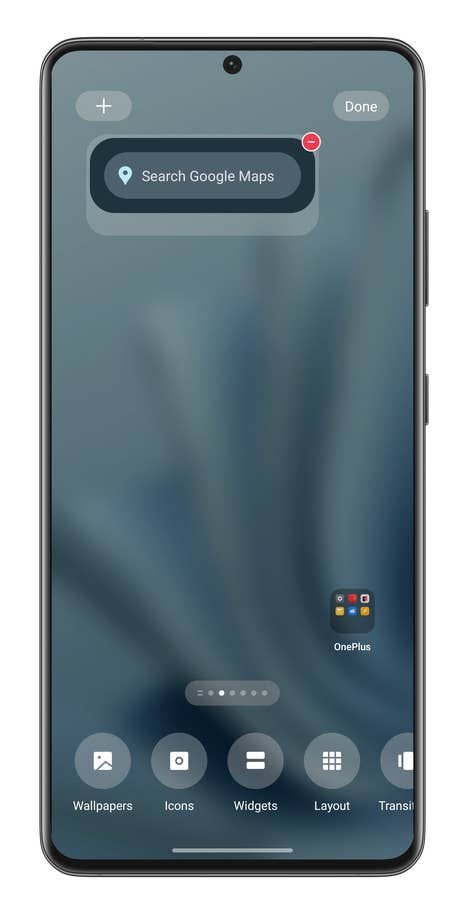 Screenshot, wie man Android-Verknüpfungen anlegt