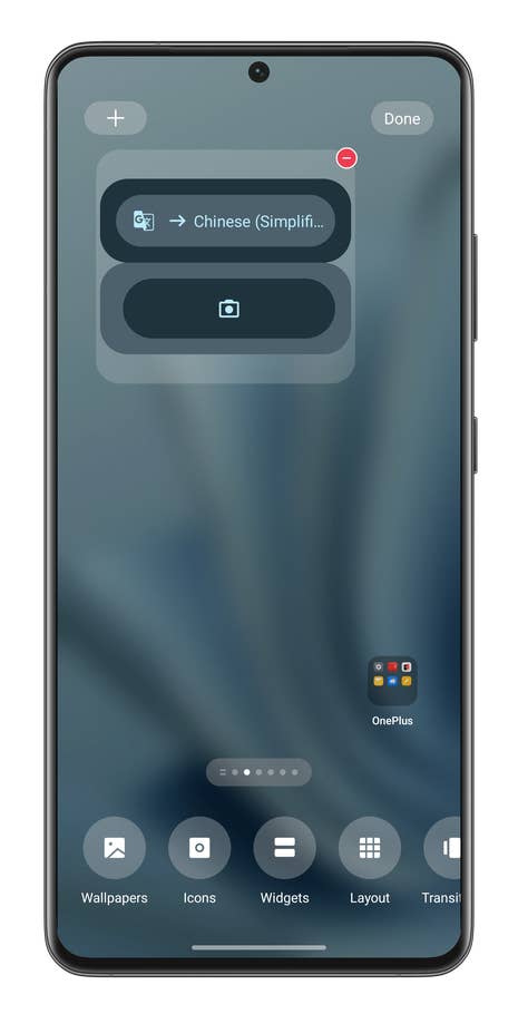 Screenshot, wie man Android-Verknüpfungen anlegt