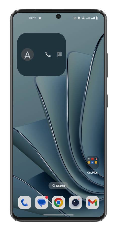 Screenshot, wie man Android-Verknüpfungen anlegt