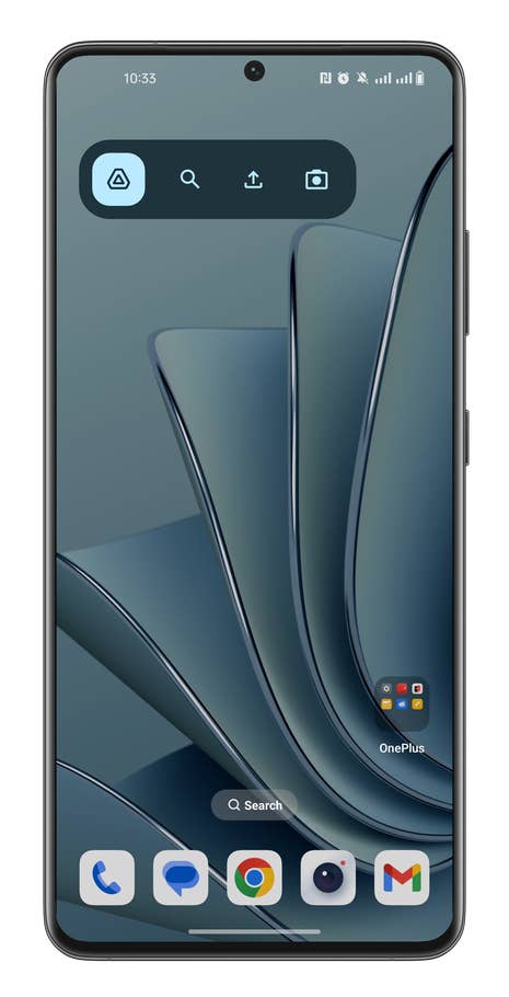 Screenshot, wie man Android-Verknüpfungen anlegt