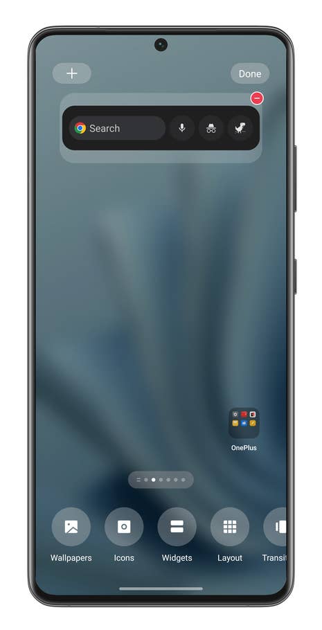 Screenshot, wie man Android-Verknüpfungen anlegt