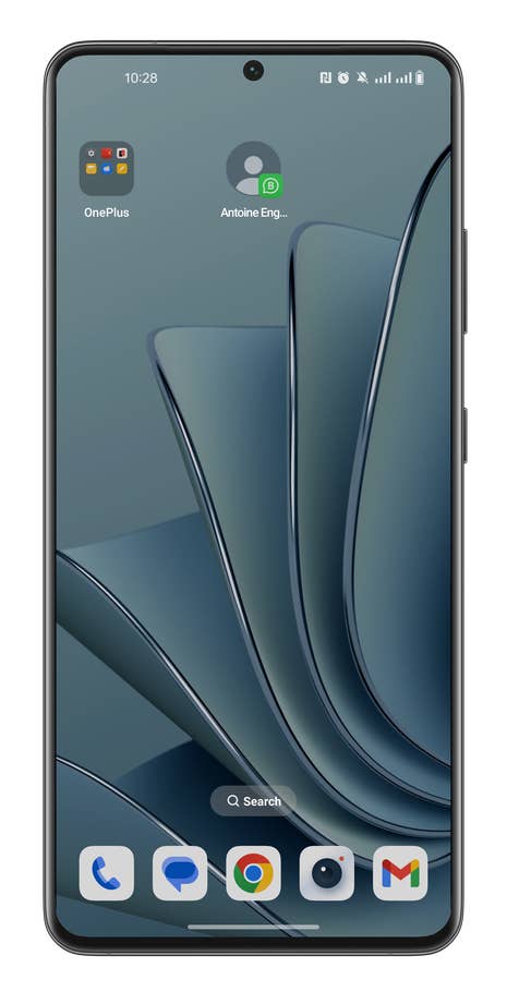 Screenshot, wie man Android-Verknüpfungen anlegt